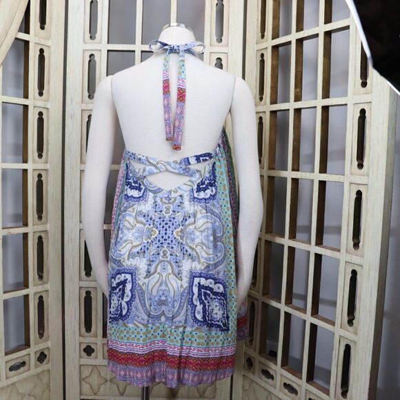 Speechless Boho Halter Tie Neck Dress Size M New - Picture 2 of 10